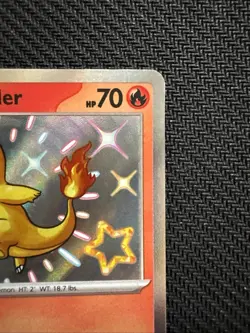 Pokemon TCG Charmander 109/091 Paldean Fates 2024 Shiny Rare Card - Image 3