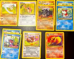 Pokemon TCG Jungle Set Bulk Collection Common Uncommon WOTC Vintage Cards, LP - Image 3
