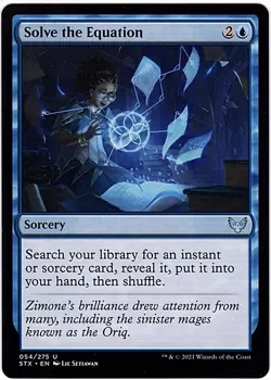 MTG Strixhaven: School of Mages Solve the Equation (Uncommon) - Image 1