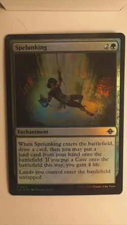 Spelunking - LCI - Foil - NM - Magic The Gathering - MTG - TCG - Image 1