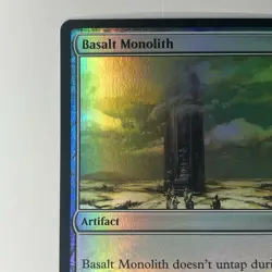 MTG FOIL Basalt Monolith - Double Masters #232 - Image 2