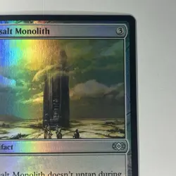 MTG FOIL Basalt Monolith - Double Masters #232 - Image 3