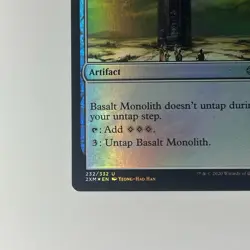 MTG FOIL Basalt Monolith - Double Masters #232 - Image 4