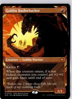 Goblin Bushwhacker (Showcase) Special Guests Regular NM M 0078 - Image 1
