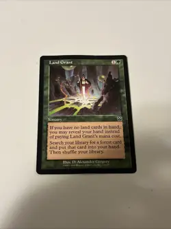 MTG - Land Grant - Mercadian Masques - Heavily Played - HP - Image 1