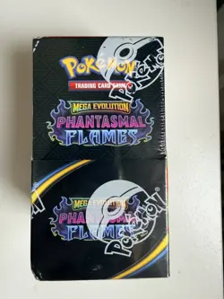 Pokemon PHANTASMAL FLAMES Half Booster Box (18 Packs) - Sealed and Brand New! - Image 1