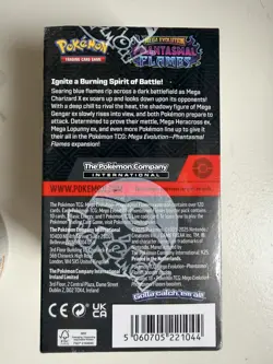 Pokemon PHANTASMAL FLAMES Half Booster Box (18 Packs) - Sealed and Brand New! - Image 2