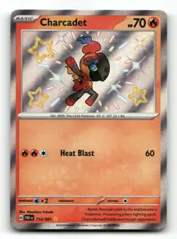 Charcadet 114/091 - Paldean Fates - Pokemon Card NM/M - Image 1