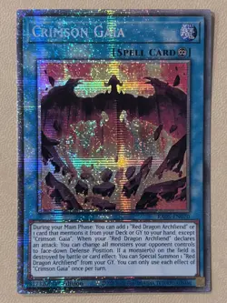 Crimson Gaia RA05-EN070 Starlight Rare 1st Ed - Image 1