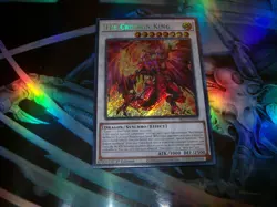The Crimson King 1st Edition Secret Rare BLZD-EN036 Yu-Gi-Oh! - Image 1