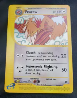 Fearow 45/165 - Expedition Base Set - Pokemon Ereader Card - NM - Image 1