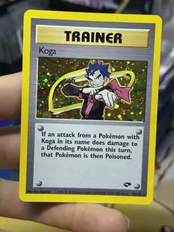 Koga 19/132 Gym Challenge 2000 Holo Rare WOTC Pokemon Card TCG - Image 3