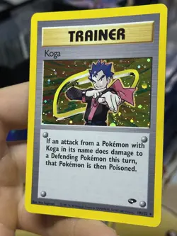 Koga 19/132 Gym Challenge 2000 Holo Rare WOTC Pokemon Card TCG - Image 5