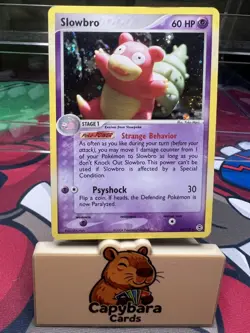 Slowbro 14/112 - EX FireRed & LeafGreen - Rare Holo Pokemon Card Swirl - Image 1