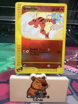 Growlithe 51/147 - Aquapolis - Reverse Holo Pokemon Card - Image 1