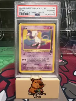 Mew 8 PSA 10 - WOTC Black Star Promos - Pokemon Card - Image 1