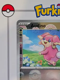 Audino 074/086 Pokeball | White Flare | WHT | Pokemon Card | NM - Image 3