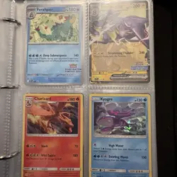Pokemon TCG Card Collection With Binder! 160 Cards Under Market Price - Image 1