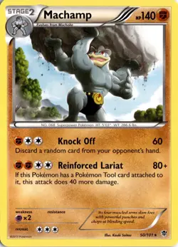 Machamp (50) 50/101 Plasma Blast Pokemon Card TCG - Image 1