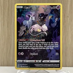 Pokemon Mew GG10/GG70 Crown Zenith Galarian Gallery Ultra Rare Holo Card - Image 1