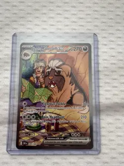 Arven's Mabosstiff ex 235/182 SIR Destined Rivals Pokemon Card - Image 1