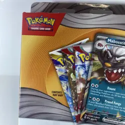 Pokemon Mabosstiff EX Showcase Box 3 Booster Packs Factory Sealed 1 Promo Card - Image 2