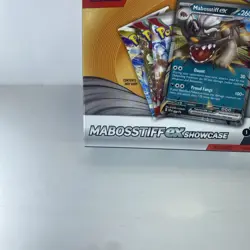 Pokemon Mabosstiff EX Showcase Box 3 Booster Packs Factory Sealed 1 Promo Card - Image 5