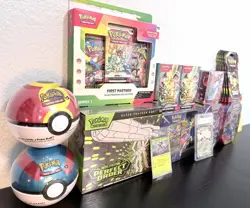 Pokemon & One Piece Card Game Lot Elite Trainer Booster Promo Genesect Luffy - Image 2