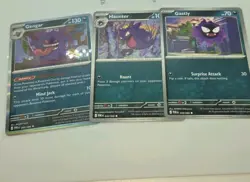 Pokemon Gastly Haunter Gengar Card Set 048 049 050/088 ME03: Perfect Order - Image 2