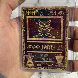 Pokemon Ancient Mew Promo Card Holo MP+ Creases SWIRL Pokemon Vintage Vtg TCG - Image 1
