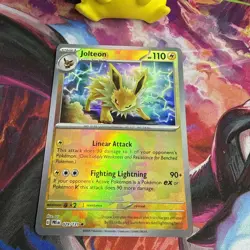 Pokemon Jolteon Prismatic TCG Evolutions Card 029/131 Pokeball Reverse Holo - Image 2