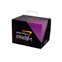 BCW Card Deck Box Spectrum Prism Case MTG Pokemon & More Storage Purple Violet - Image 1