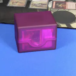 BCW Card Deck Box Spectrum Prism Case MTG Pokemon & More Storage Purple Violet - Image 4