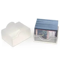 BCW Card Deck Box Spectrum Prism Case MTG Pokemon & More Storage In White New - Image 1