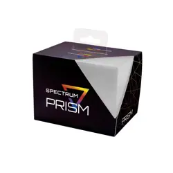 BCW Card Deck Box Spectrum Prism Case MTG Pokemon & More Storage In White New - Image 2