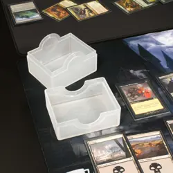 BCW Card Deck Box Spectrum Prism Case MTG Pokemon & More Storage In White New - Image 4