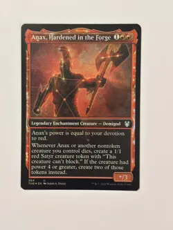 Anax, Hardened in the Forge (Showcase) Theros Beyond Death Foil MTG Card Magic - Image 1