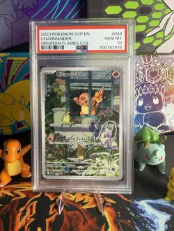 Pokemon TCG Charmander Obsidian Flames #044 SVP Black Star Promo PSA 10 - Image 1
