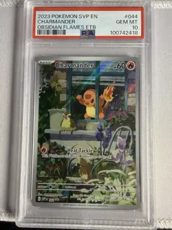 Pokemon TCG Charmander Obsidian Flames #044 SVP Black Star Promo PSA 10 - Image 2