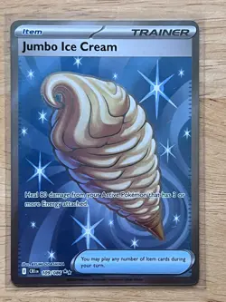 Jumbo Ice Cream 109/086 Chaos Rising NM! Full Art Pokemon Card TCG Ultra Rare - Image 1