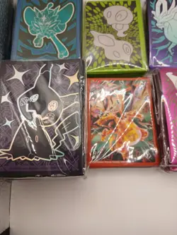 Pokemon TCG Sleeves from Various Sets ETBs/Deck Sleeves (Lot of 24 packs) Sealed - Image 3