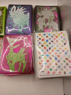 Pokemon TCG Sleeves from Various Sets ETBs/Deck Sleeves (Lot of 24 packs) Sealed - Image 4