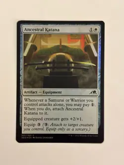 Ancestral Katana Kamigawa: Neon Dynasty Foil Magic the Gathering MTG - Image 1