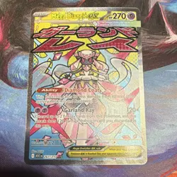 Pokemon Mega Diancie EX 267/217 Mega Evolution Full Art Holo 270 HP English - Image 1