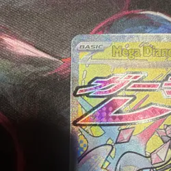 Pokemon Mega Diancie EX 267/217 Mega Evolution Full Art Holo 270 HP English - Image 3