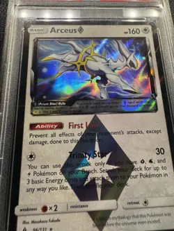 2018 Pokemon Arceus Prism Star Holo PSA 9 Sm-Forbidden Light - Image 2