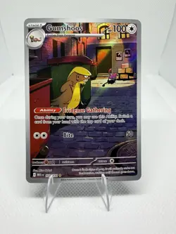 Pokemon Gumshoos 153/132 ME01 Mega Evolution Rare Holo ENG 100 HP - Image 1