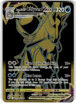 2022 Pokemon SWSH Astral Radiance Ice Rider Calyrex VM Trainer Gallery TG29/TG30 - Image 1