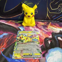 Pokemon - Pikachu ex - 057/191 - SV Surging Sparks - Half Art Card - Image 1