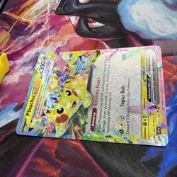 Pokemon - Pikachu ex - 057/191 - SV Surging Sparks - Half Art Card - Image 3